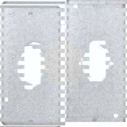 Square Surface Electrical Box Cover: Steel